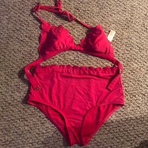 Kate spade size medium high waisted bikini